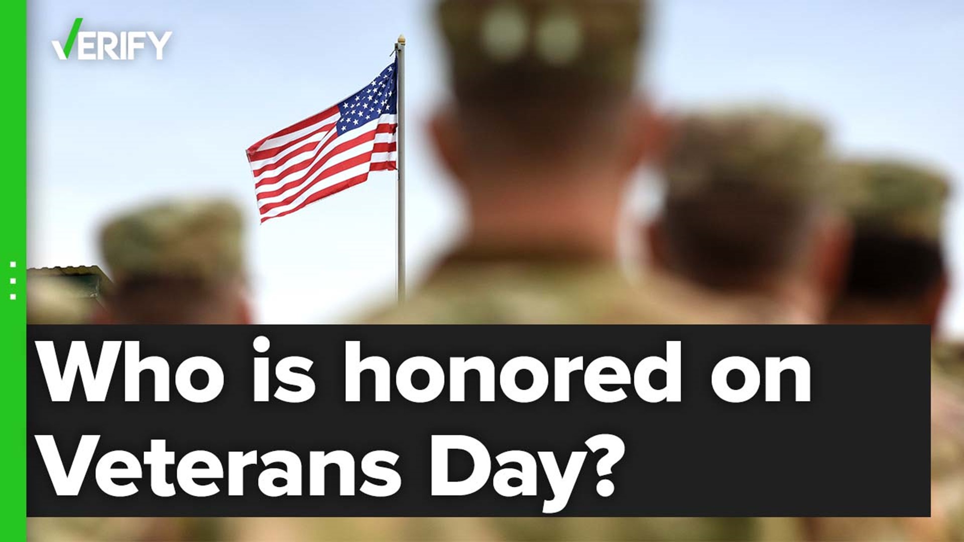 Veterans Day is intended to recognize men and women who previously served in the U.S. armed forces.