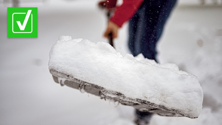 Shoveling snow can increase heart attack risk, especially for those with certain conditions