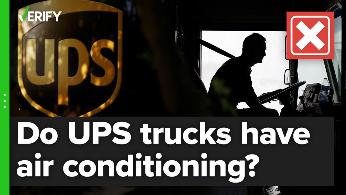 Do UPS trucks have air conditioning in them?