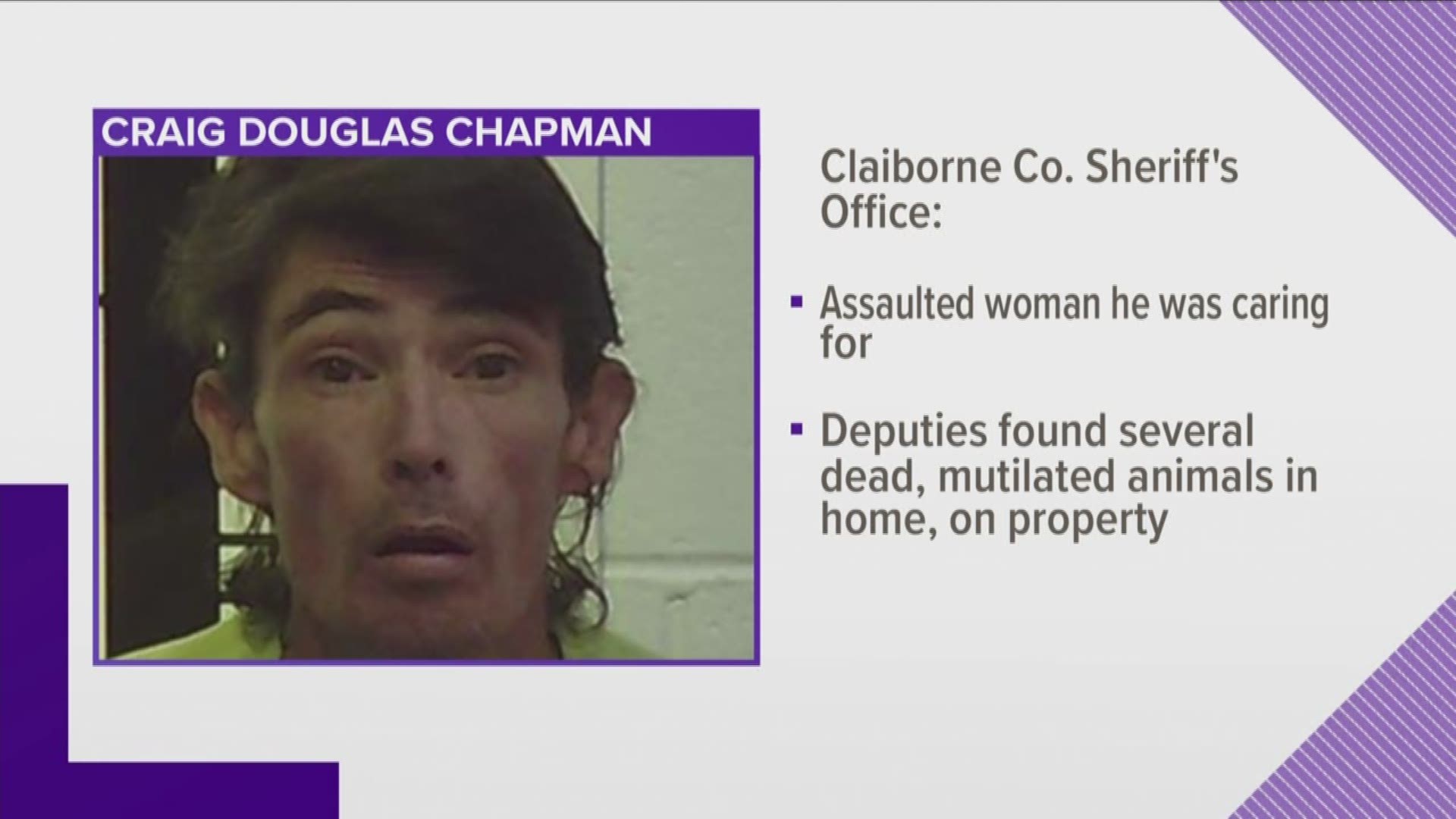 Deputies say he brutally beat a woman and killed and mutilated several dogs and cats.