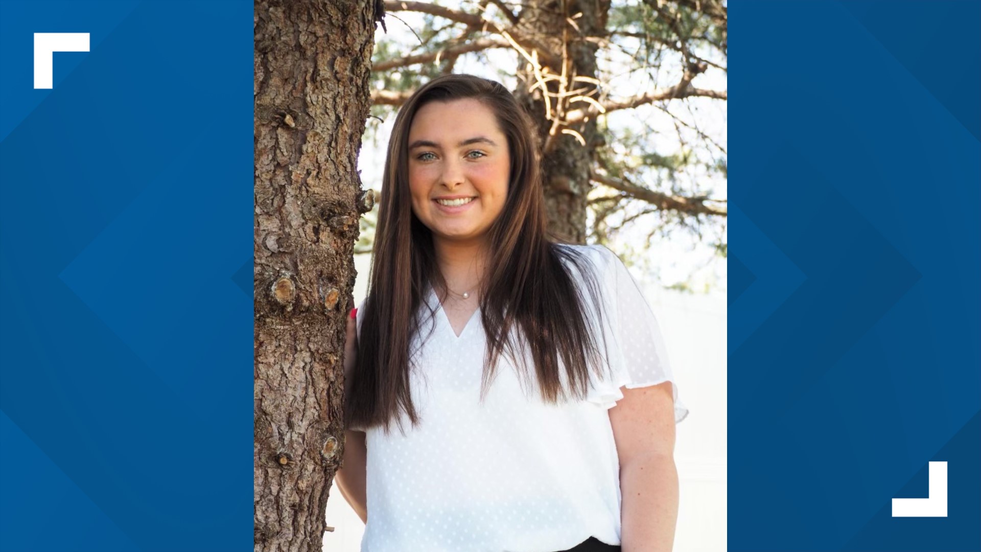 Kaylynn Malinowski working on a class project with the goal of expanding Judy’s Law, which was enacted after her mother’s death.