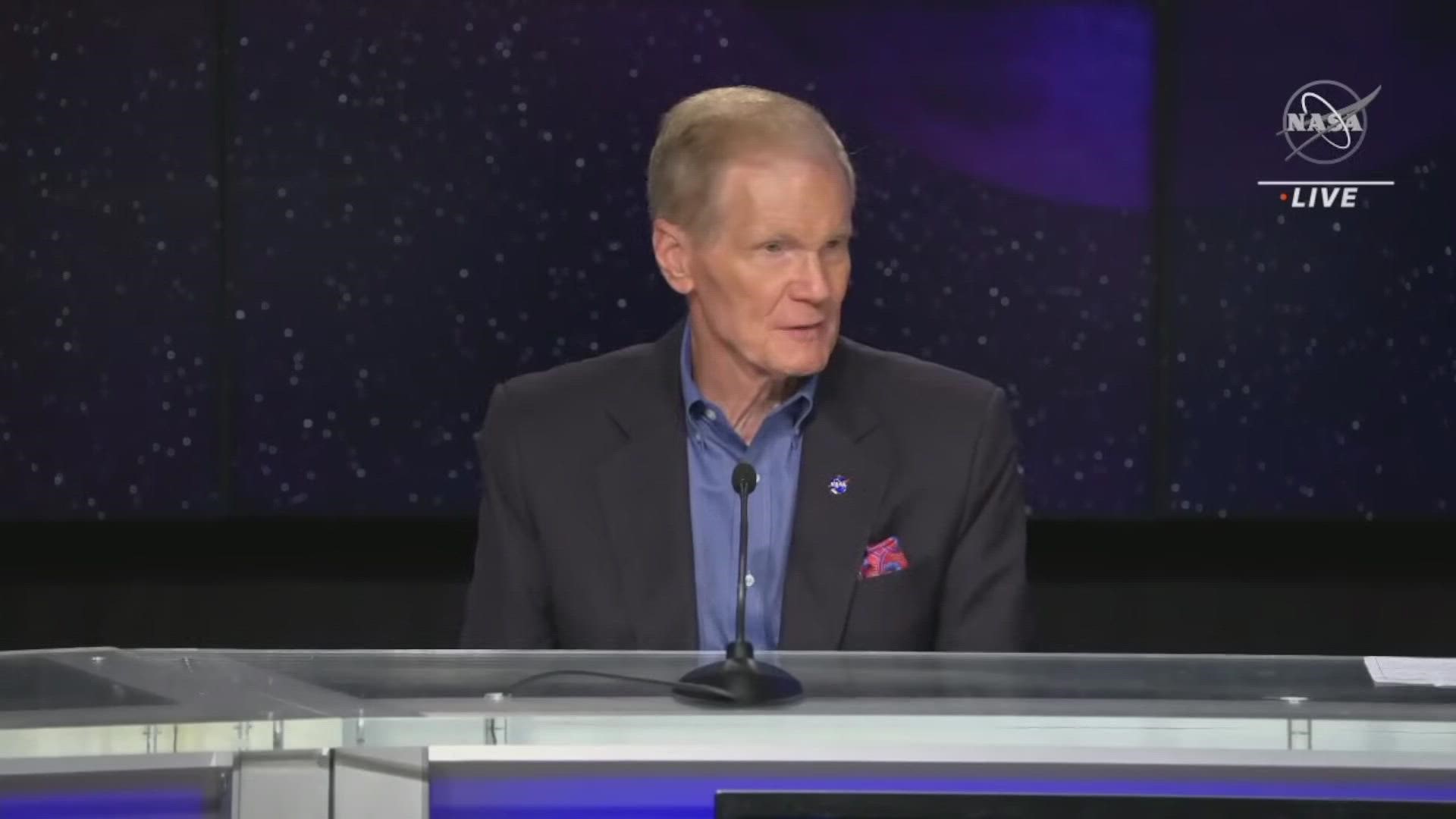 NASA administrator Bill Nelson spoke after Artemis's Monday launch attempt was canned due to engine issues.