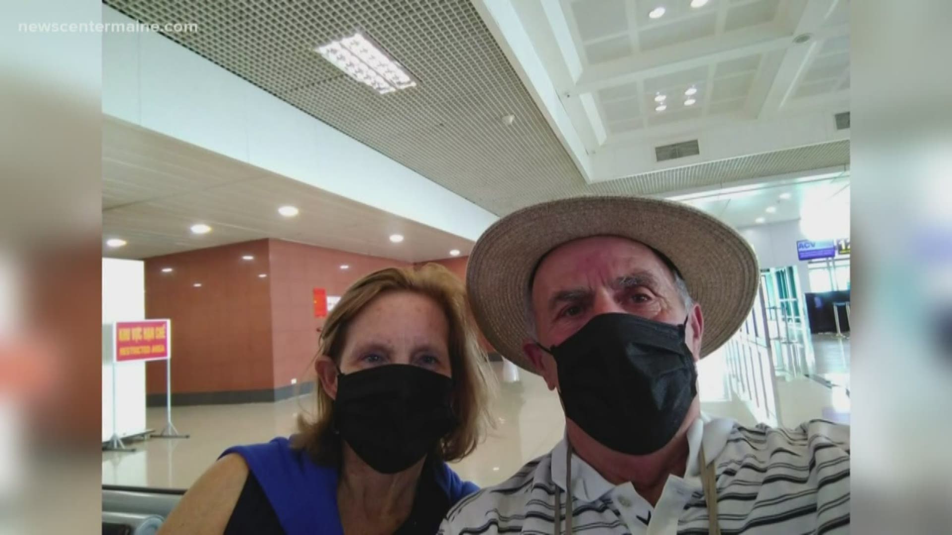 A trip across the world took a turn for the worst for a couple from Cumberland. Coronavirus concerns caused the passengers of their flight to be quarantined.