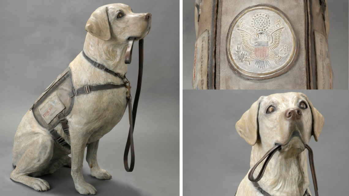 Gas Prices Today >> Statue of George H.W. Bush's beloved service dog Sully ... Gas Prices Today >> Statue of George H.W. Bush's beloved service dog Sully ...