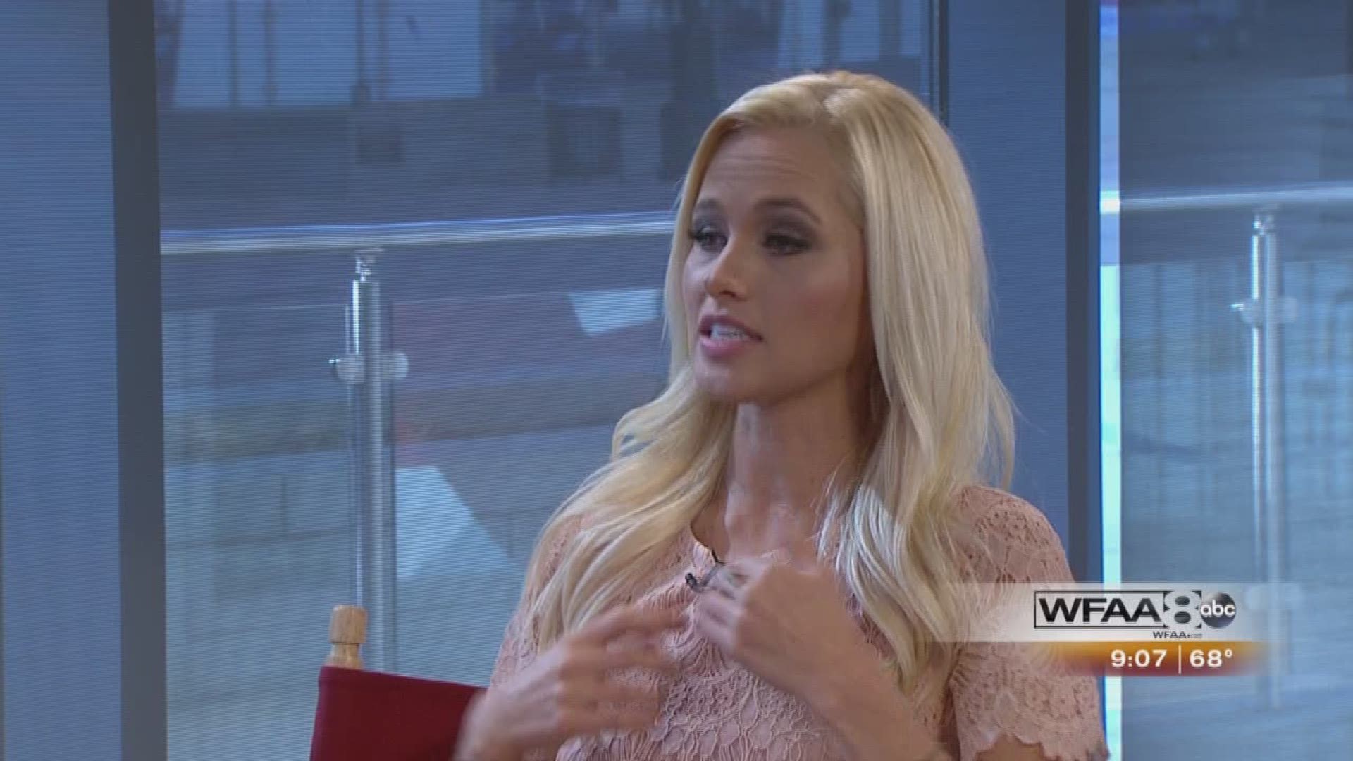 Tomi Lahren made an appearance on WFAA's Good Morning Texas earlier this year, before she was terminated from her position at The Blaze.