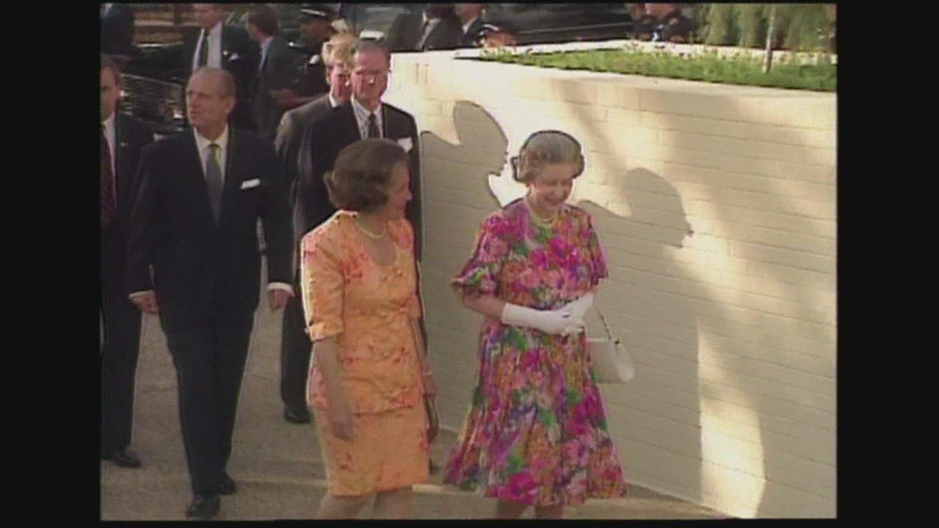 In May 1991, Britain’s longest-reigning monarch became the first to come to the Lone Star State.