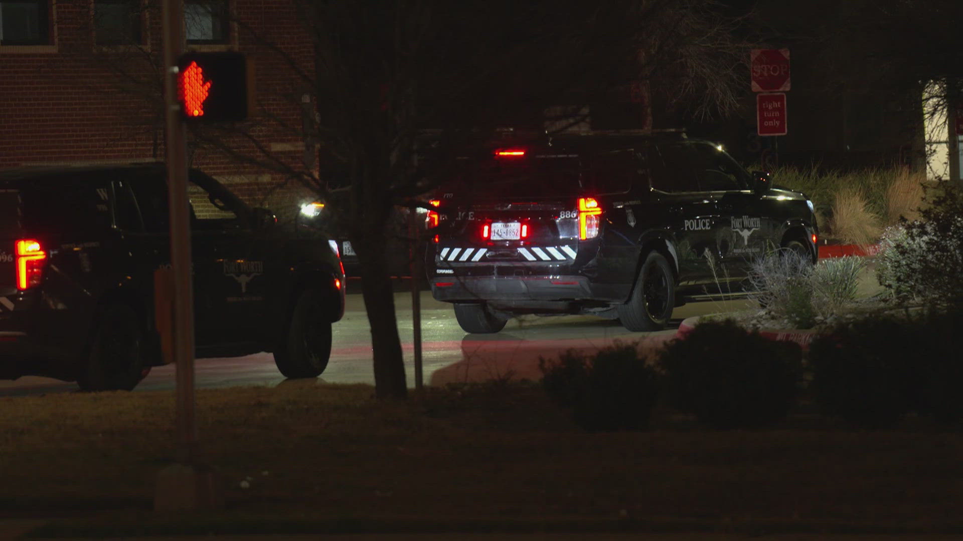 FWPD told WFAA that officers found a woman dead at the suspect's home.