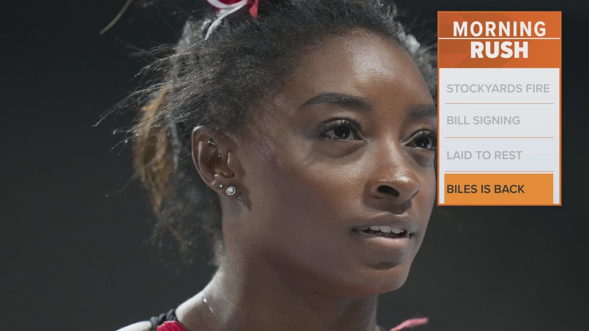 Biles soared to victory in the U.S. Classic on Saturday night in her return following a two-year layoff after the Tokyo Olympics.