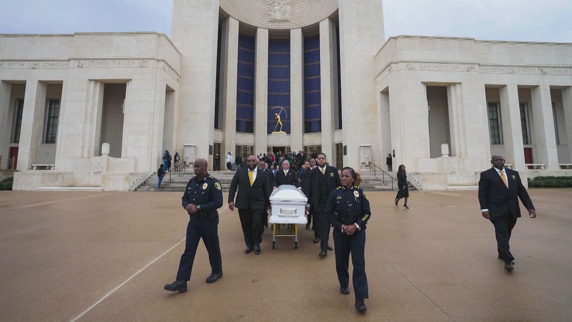 Services for the retired congresswoman who died New Year’s Eve at the age of 89 attracted the most powerful politicians in the nation.