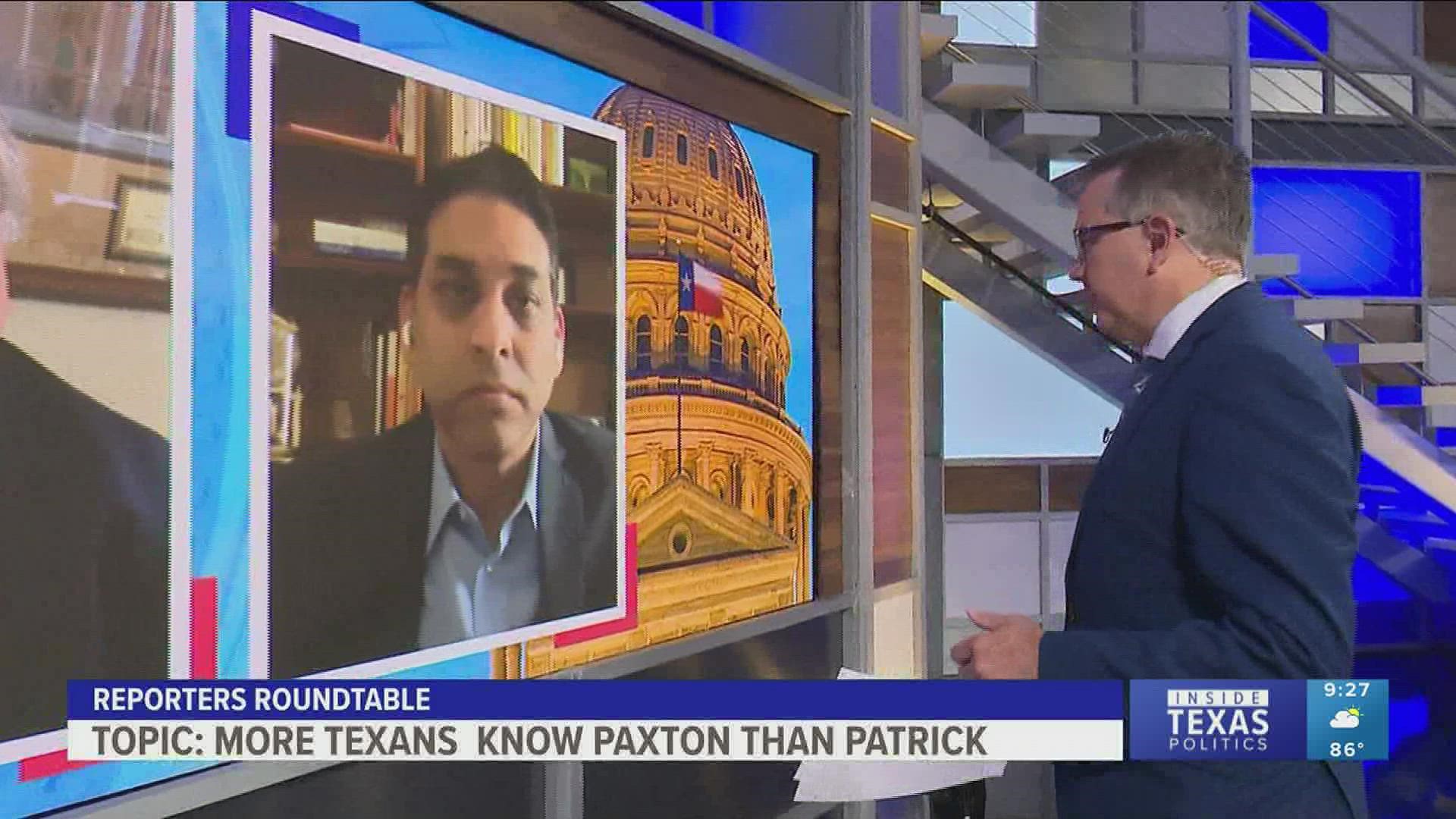 WFAA's Jason Whitely hold his roundtable discussing record campaign contributions in the gubernatorial race and what the polls are sayign.