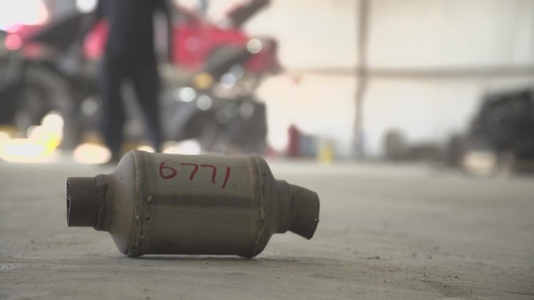 Why are catalytic converters being stolen in DFW at an alarming rate?