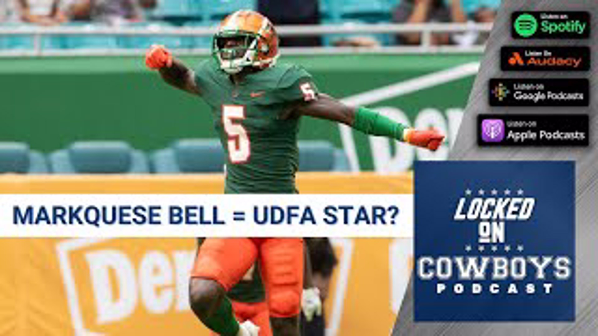 Marcus Mosher and Landon McCool of Locked On Cowboys discuss three undrafted free agents that could make the roster for the Cowboys.