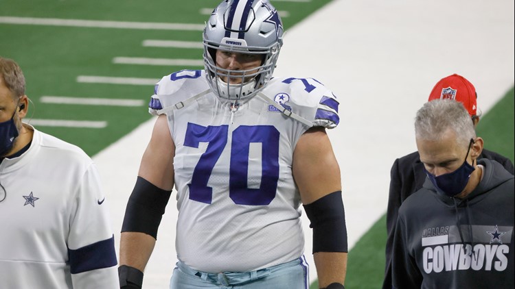 Cowboys guard Zack Martin out for Tampa Bay game after testing positive for COVID-19