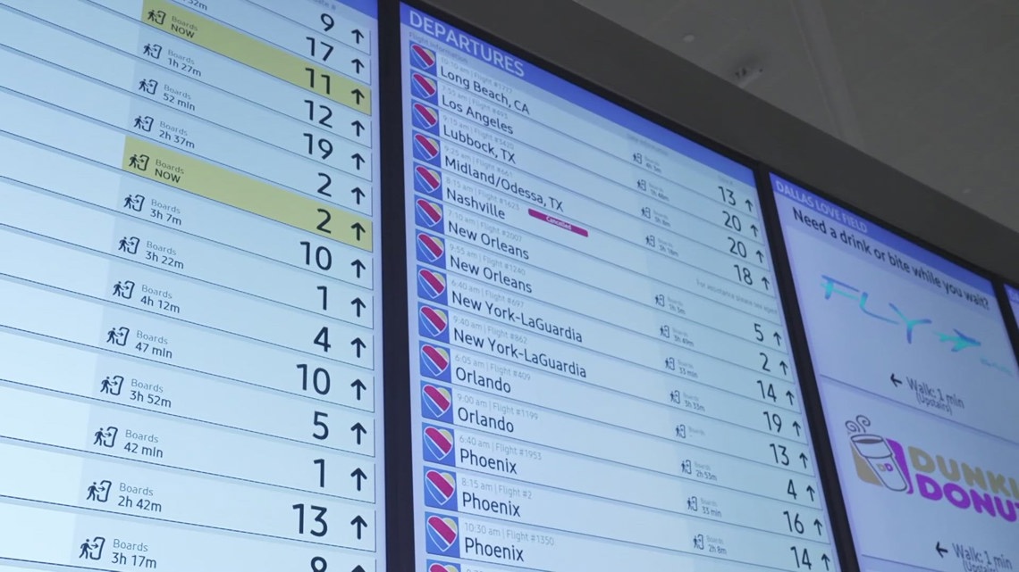 dallas-fort-worth-flight-status-cancellations-delays-kcentv