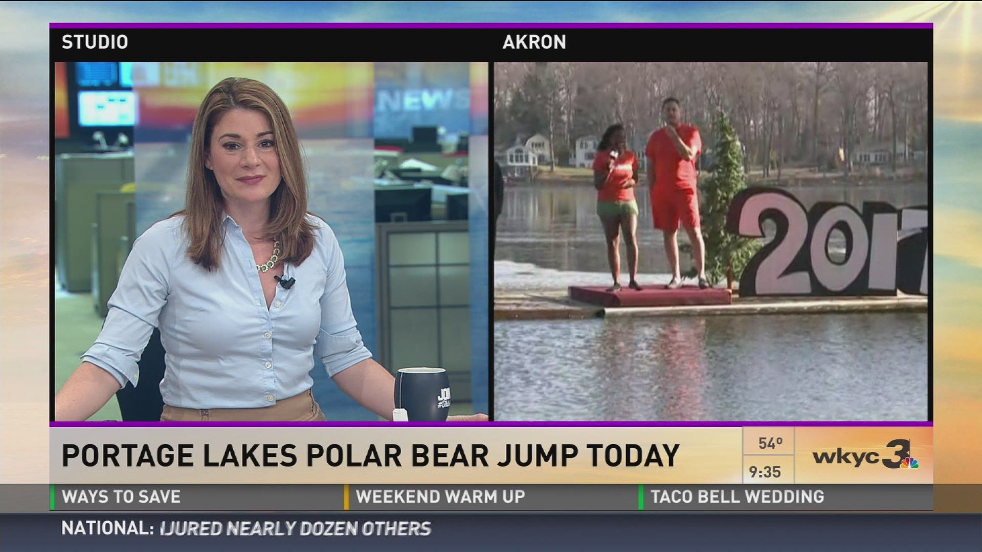 Portage Lakes Polar Bear Jump 17 Kcentv Com