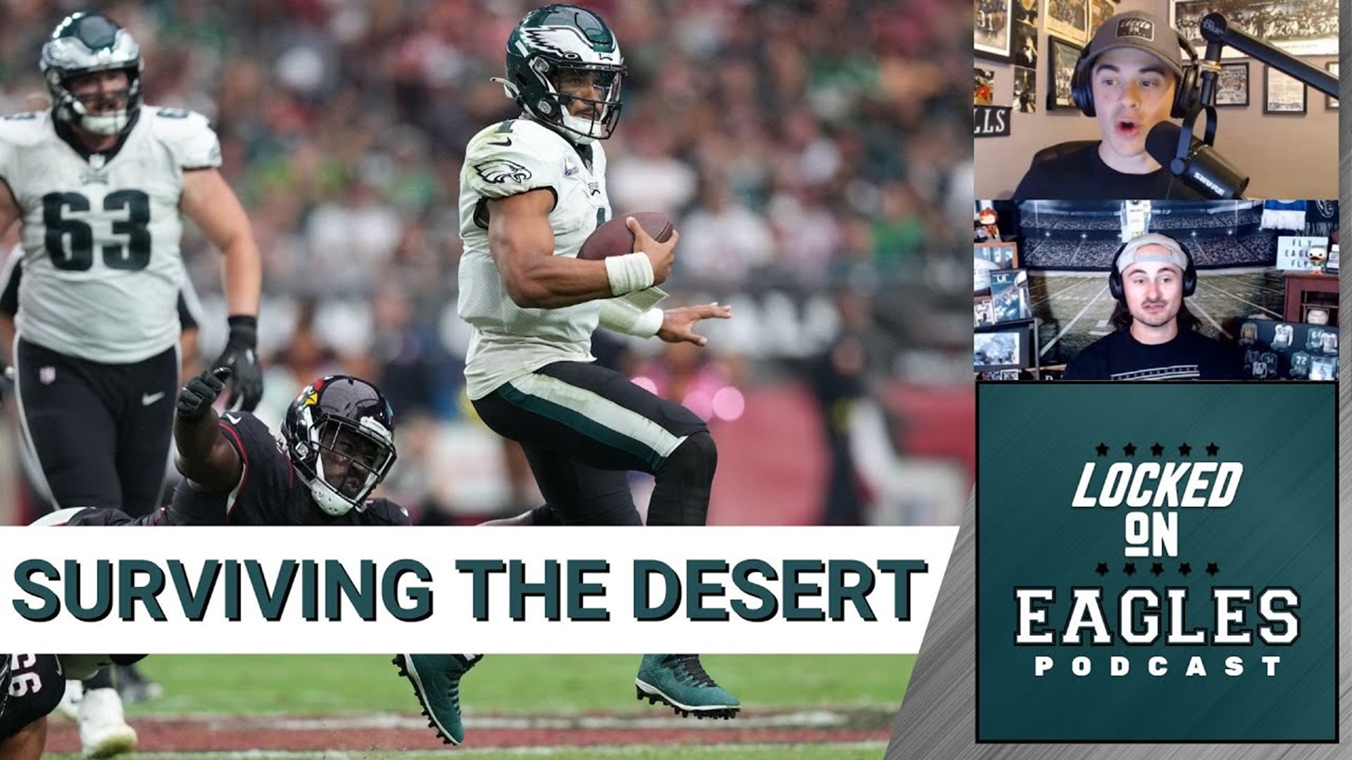 The Philadelphia Eagles beat the Arizona Cardinals in Arizona for the first time since 2001, moving to 5-0 on the season.