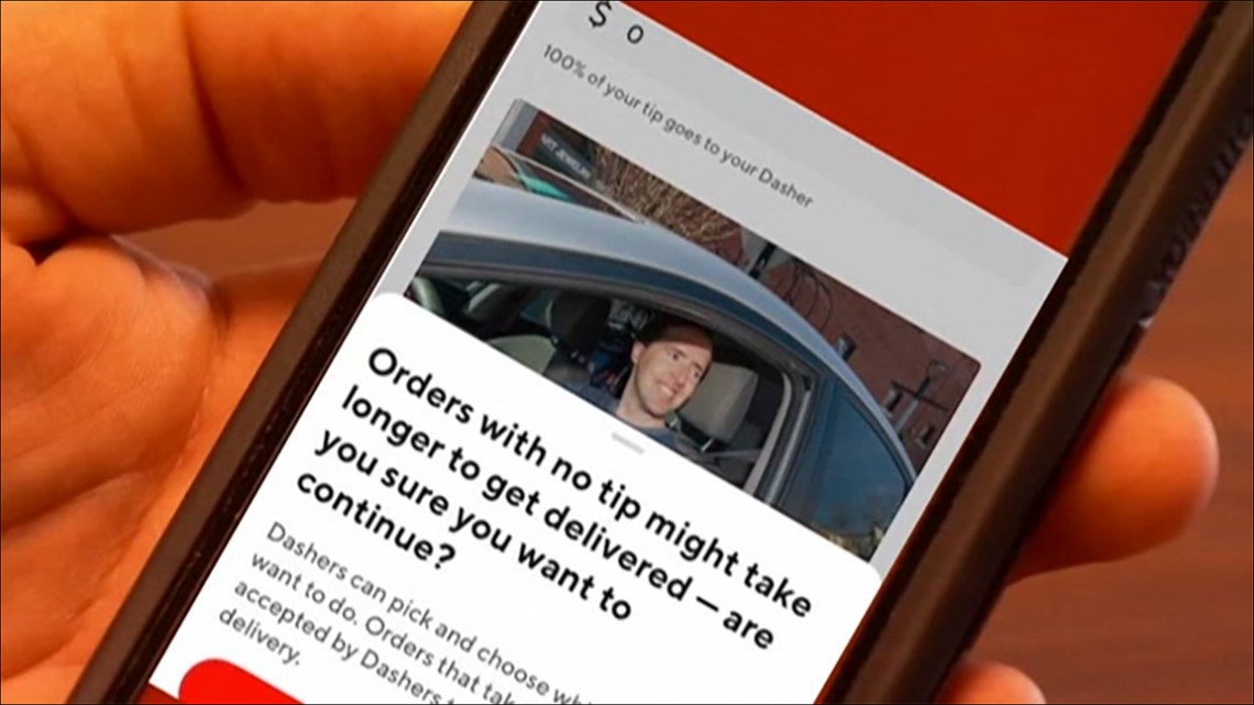 DoorDash warning customers their orders could be delayed if they don't tip  - ABC News