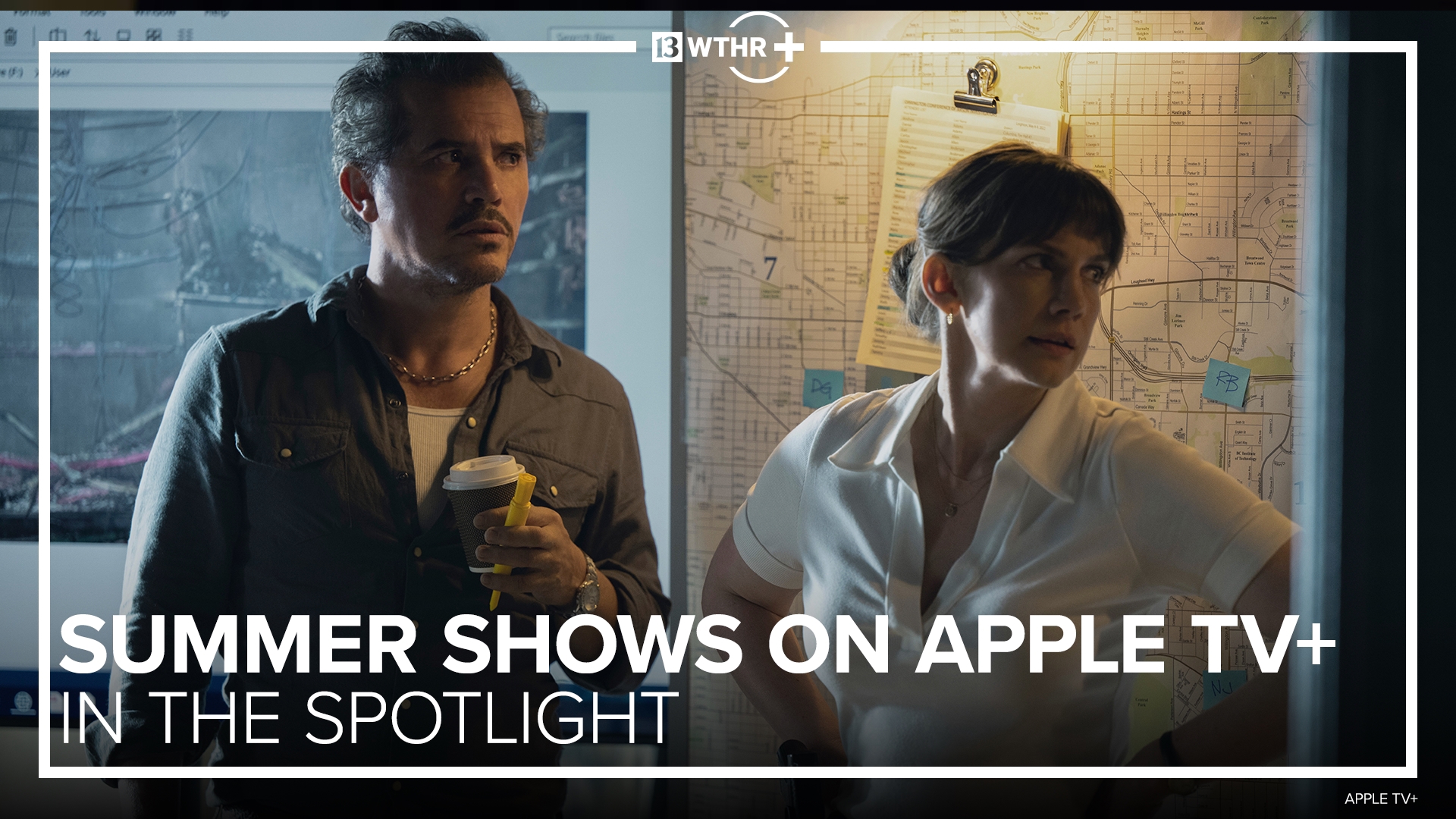WTHR entertainment reporter Trevor Cox interviews stars of the newest shows on Apple TV+, including Greg Kinnear, Jared Harris, Josie Totah, Nyle DiMarco and more.