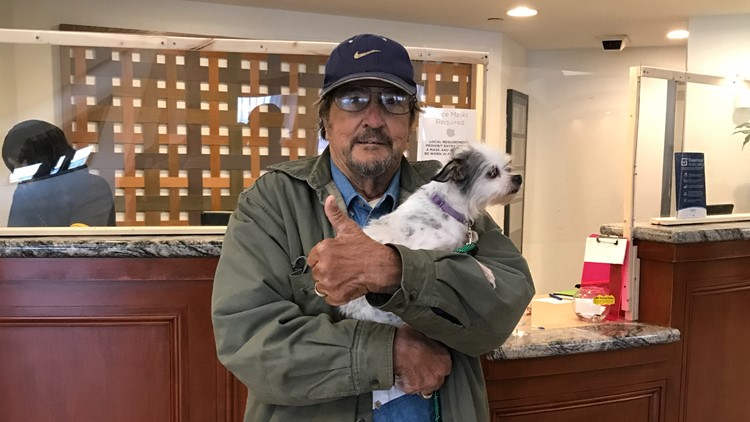 Homeless veteran and his dog given shelter, food after trespassing complaint turns into community backing the duo