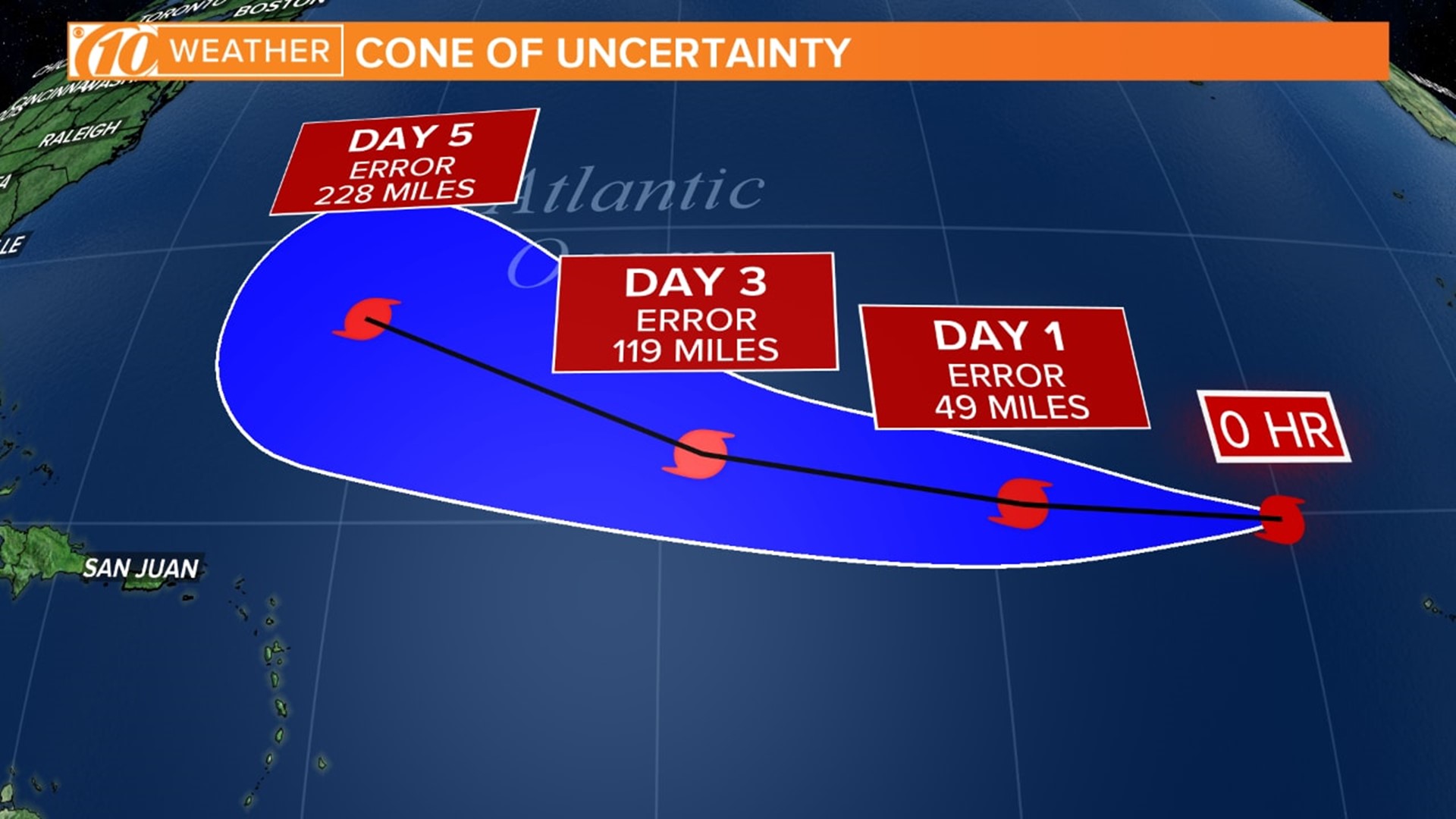 National Hurricane Center's 'cone Of Uncertainty' To Shrink As ...