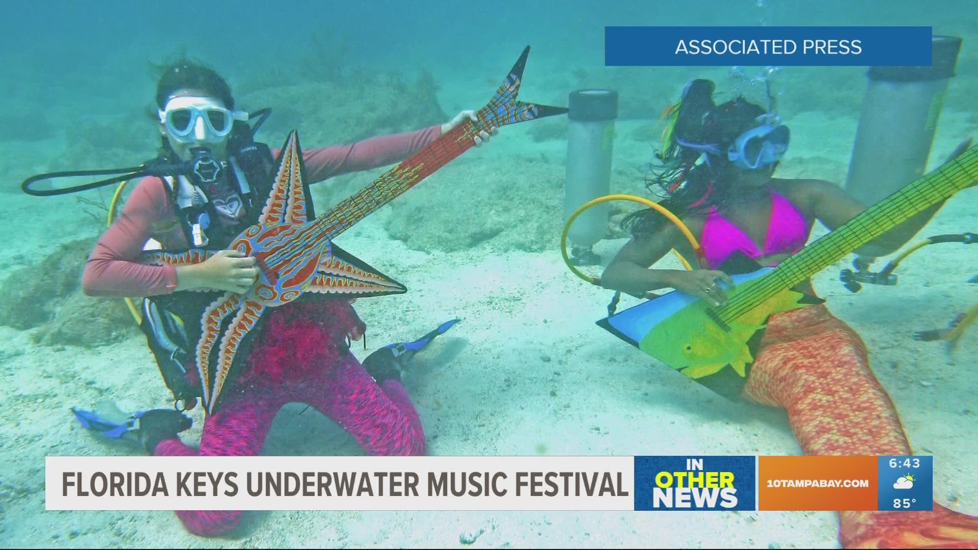 The Beatle's hit and other ocean-themed songs were part of the entertainment during the Lower Keys Underwater Music Festival.