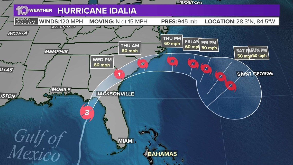 Hurricane tracker: Hurricane Idalia forecast to reach Cat. 4 - Vimarsana News