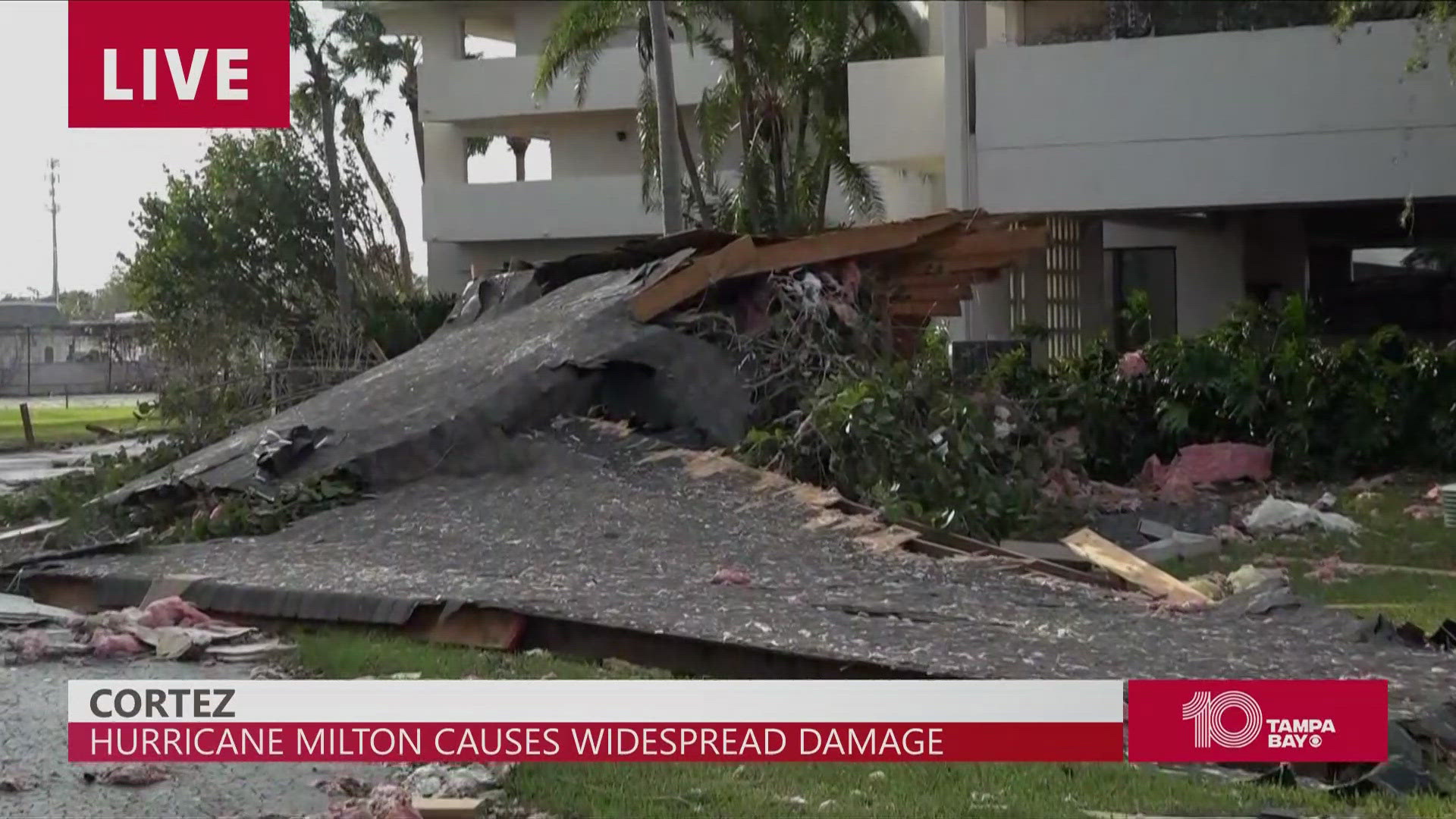 Now that the storm is almost out of Florida, local law enforcement is starting to get out and assess the damage.