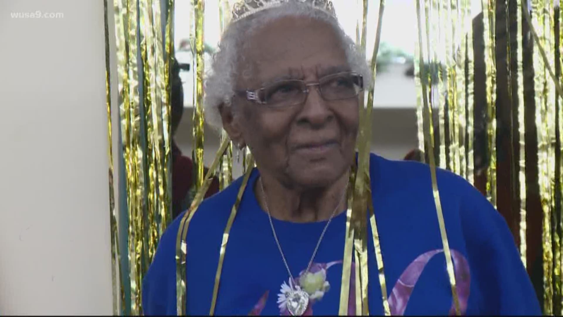 She arrived to a surprise party that she thought was just a regular bingo game.