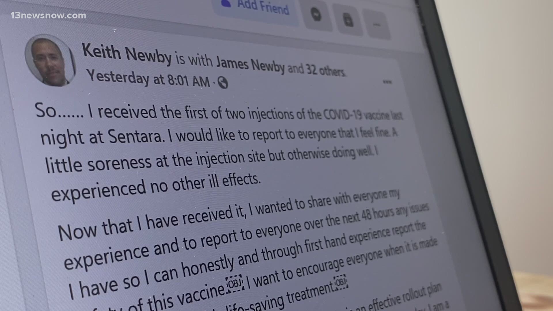 Norfolk Doctor Pushes To Build Community Trust In Covid 19 Vaccine Kcentv Com