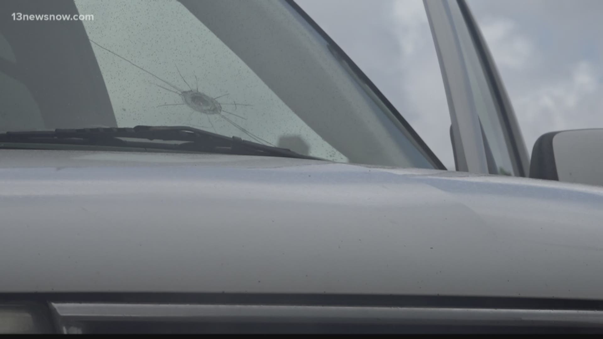 A woman is recovering tonight after someone shot into her car while she was driving around running 4th of July errands.