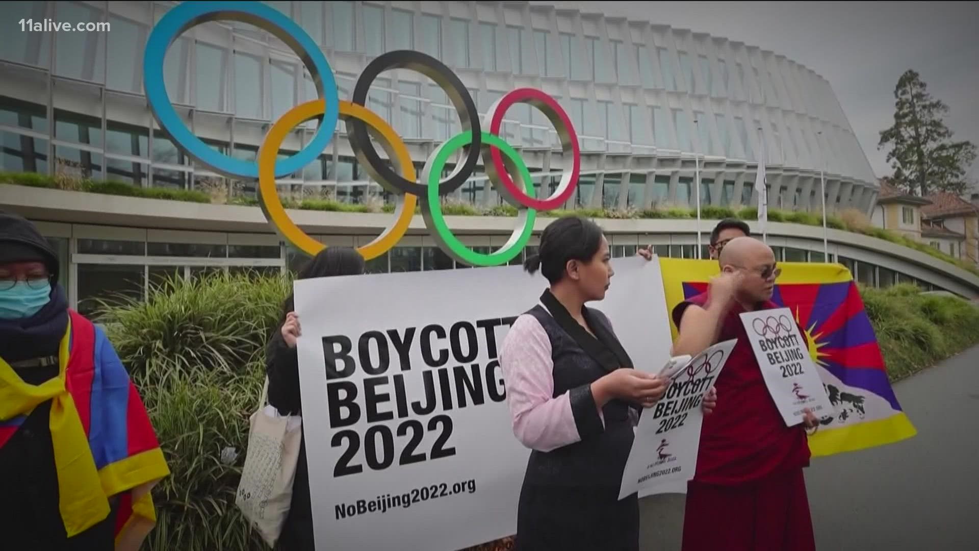 The U.S. is not sending any diplomats to the Beijing Winter Olympics.